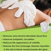 Guantes de Seda Cruda Garshana para Masaje Ayurvédico y Exfoliación