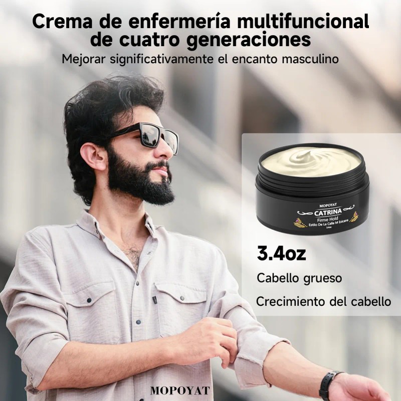 Crema Para El Crecimiento Del Cabello Para Barba Y Cabello*2
