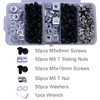 Kit surtido de 250 tornillos M5 T para soporte de