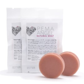 Pema Angel Natural Soap, 0.4 oz (12 g) Set of 2, Suitable for Delicate Zones, Soap, Moisturizing, Jamu Soap, Rose Scent..