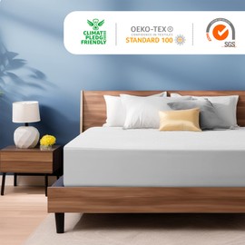 TASTELIFE Twin XL Mattress Protector, 100% Waterproof Breathable Noiseless Mattress Cover Twin XL with Deep Pocket for 6-18 inches Mattress, Machine Washable & Vinyle-Free (Twin XL, White)