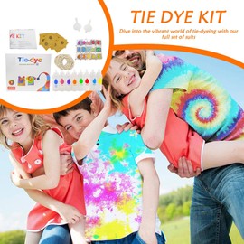 Tie Dye Colors | Kids Tie Dye Kit,Fabric Art Set Crafting Paint for Beginner Expert Home Hats Clothing Socks Scarves School Outdoor
