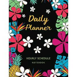 Daily Planner with Hourly Schedule: To Do List Planner Notebook | Checklist Journal | Appointment Book | Minimalist Notebook | Goals Journal