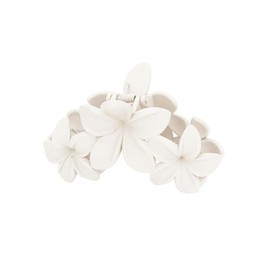 Flower Hair Claw Clips Nonslip Flower Claw Clips Strong Hold Hawaiian Claw Clip für mittlere dicke Haare Frauen und Mädchen Hawaii Haar Accessoire (HairClawflower3)