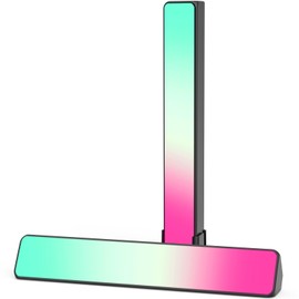 MEREDO Light strips, specially developed G38 3.1CH soundbar, synchronise with the music rhythm, multiple colour options, versatile placement, perfect for PC gaming home cinema