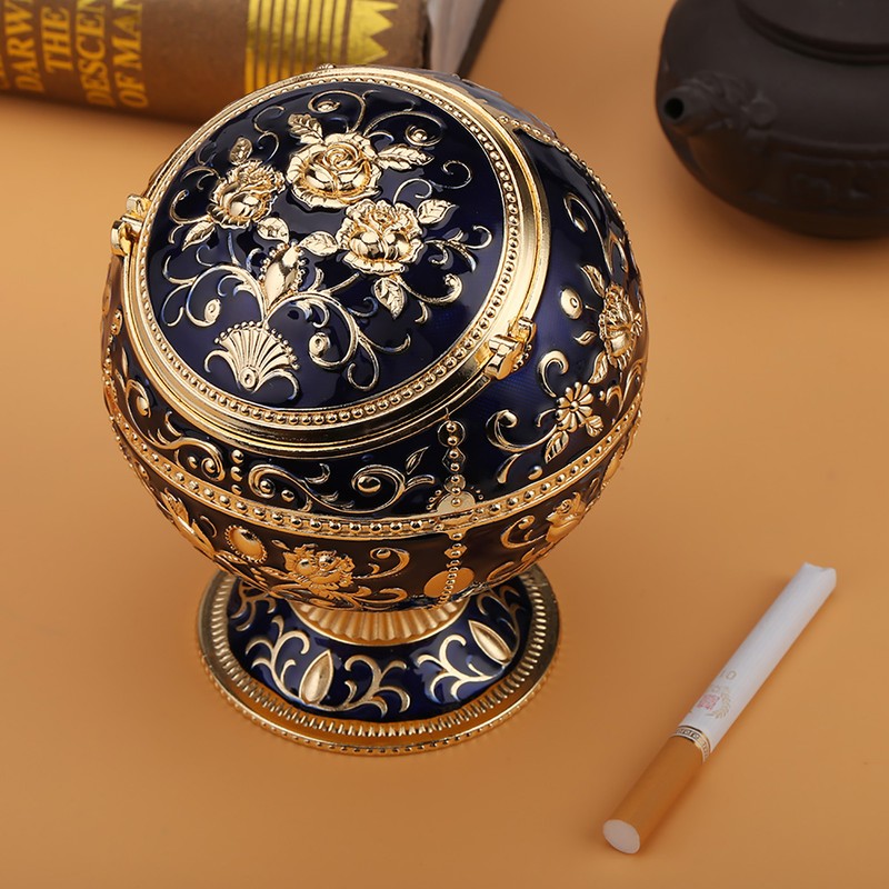 1pc Portable Ashtray Round Ball Home Hotel Wedding Gift Collectibles