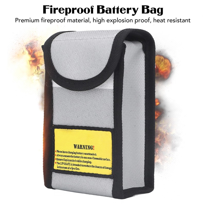 Lithium Battery Explosion Proof Bag High Temperature Resistant Eco Friendly