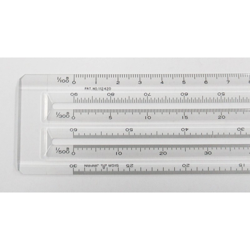 ウチダ製図器(Uchidaseizuki) ウチダ ヘキサスケール 15cm 1-882-0115