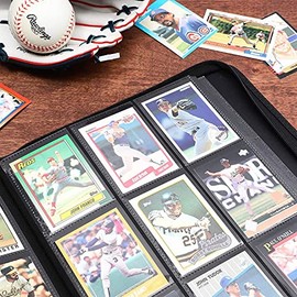 Trading Card Binder with Zipper (360 Pockets)
