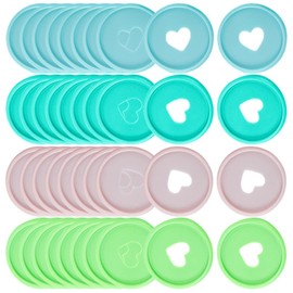 VILLCASE 80 Uds Disco De PláStico De Hojas Sueltas, Disco De Encuadernación Libros De Corazón De Libro Anillo De Encuadernación Anillos De Carpeta De Planificador Disco De Encuadernación De Banda