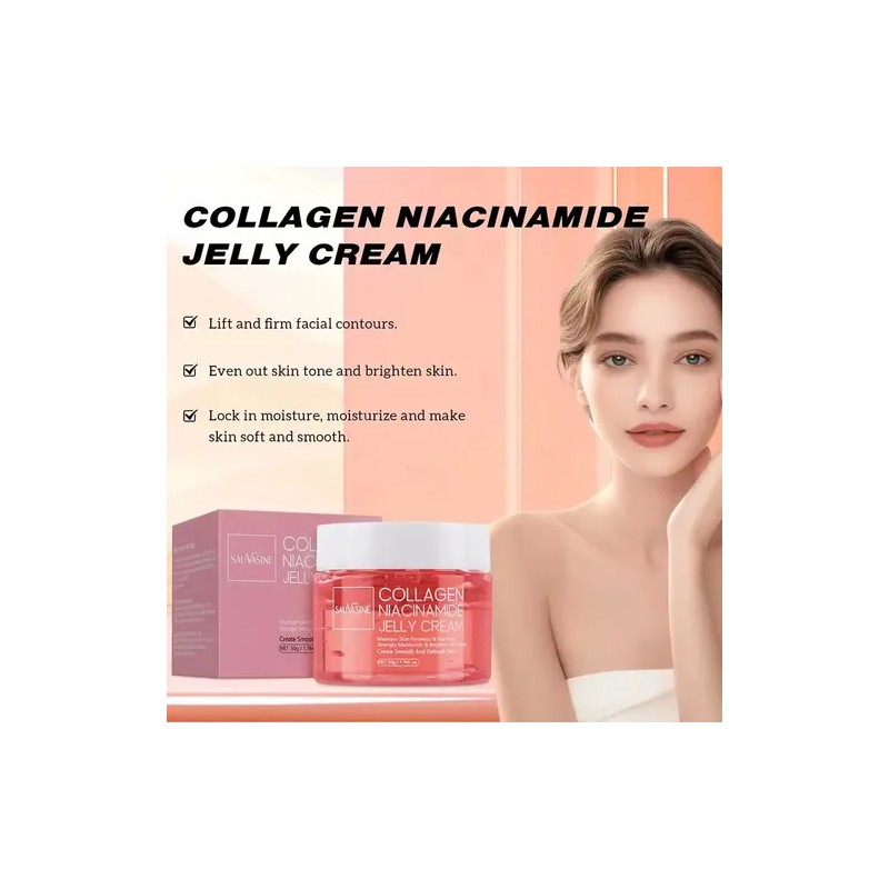 Crema Facial De Gelatina De Colágeno Hidrolizado Niacinamida
