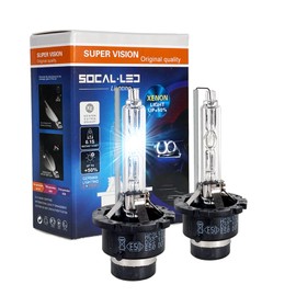Socal-LED 2x D2S focos HID 35W CA fábrica Xenon HID reemplazo directo de la linterna, 10000K Azul profundo