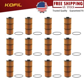 kofil 12*- LF17800 Oil/Lube Filter Compatible with DD13 DD15 DD16 Engines