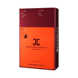 Jayjun Black Water Glow Mask Sheet, 1 Pack, 40 Pieces / 제이준 블랙 물광 마스크 시트, 1개입, 40개