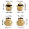 4 Pieces Gas Adapter Set Gas Bottle Adapter Set, Gas