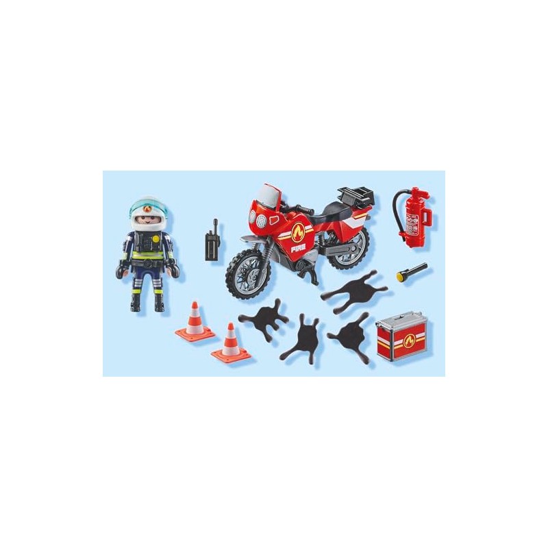 Playmobil 71466 Moto de Bomberos