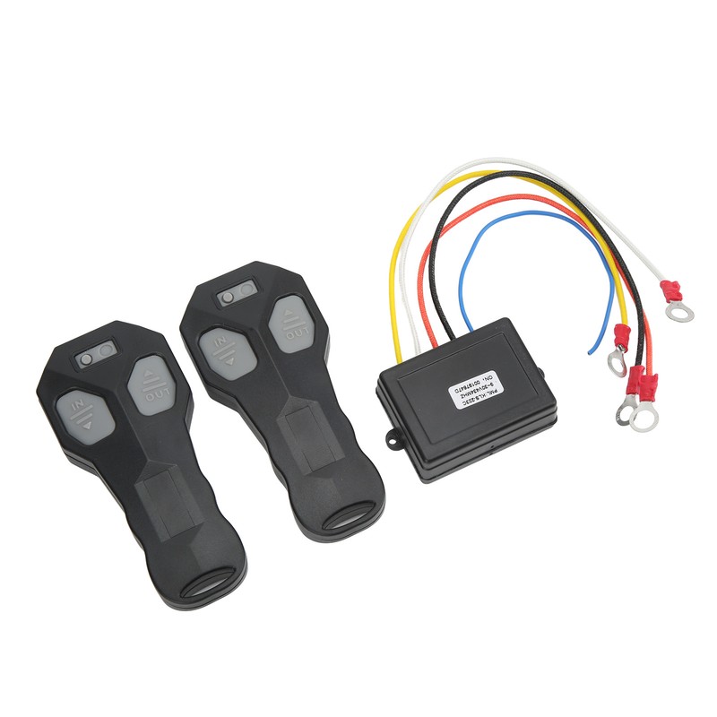 Wireless Winch Remote Control Kit with Indicator 75ft Range 12V