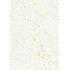 Cardboard Pad "Stars" Gold/Silver, DIN A4