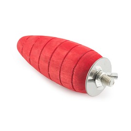 Ancol Wooden Gnawer Carrot Chew Toy, Small, 2-Piece, clear