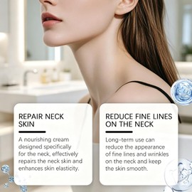 Softanas Tightening Cream, Softanas Instant Neck Lift Cream with Hyaluronic Acid Firms the Neck, Reduces Wrinkles & Double Chin - 50g/1.76oz (2 Pcs)
