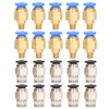 20 Pcs Pressure Faucet Kit Pneumatic 3D Printer Fitting PC4-M6