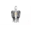 Fashion Jewelry MEMORIAL ASHES URN CROSS ANGEL WINGS Pendant on
