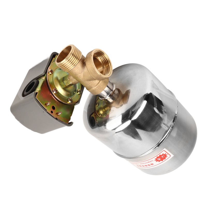 Water Pump Pressure Switch Stainless Steel Pressure Tank Copper 4