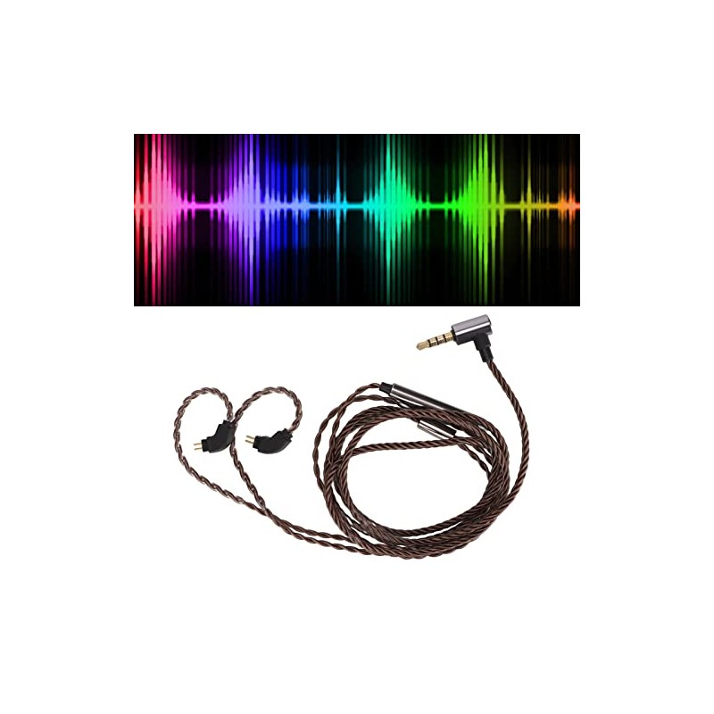 Cable de 2 Pines de 0,78 Mm Con Micrófono -