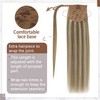 Runature Ponytail Real Hair Blonde Highlight, 30cm, Natural Clip-In Extensions,
