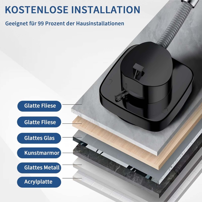 Shower Head Holder (Black)