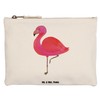 Mr. & Mrs. Panda M Flamingo Classic Make-Up Bag, White,