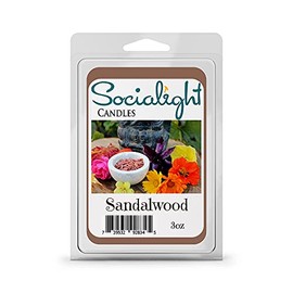 Socialight Candles Sandalwood Scented Wax Cubes/Melts