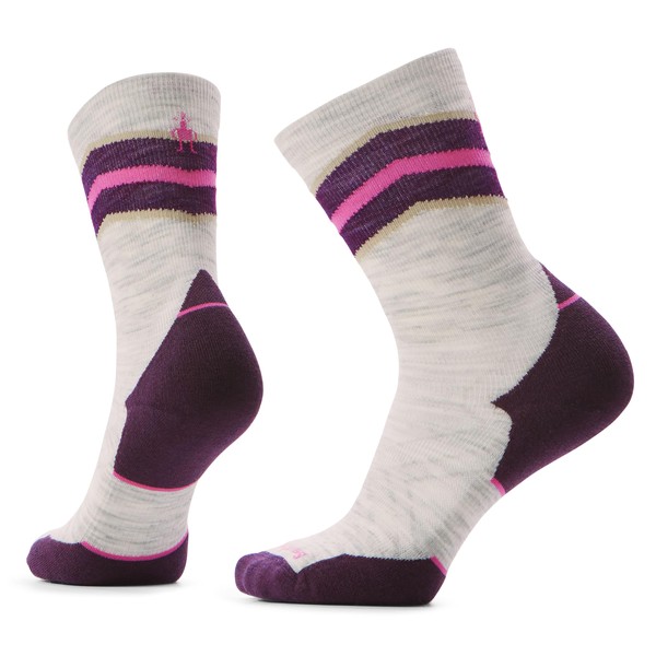 Smartwool, Women's, Run Targeted Cushion Mid Crew, Ash, Medium