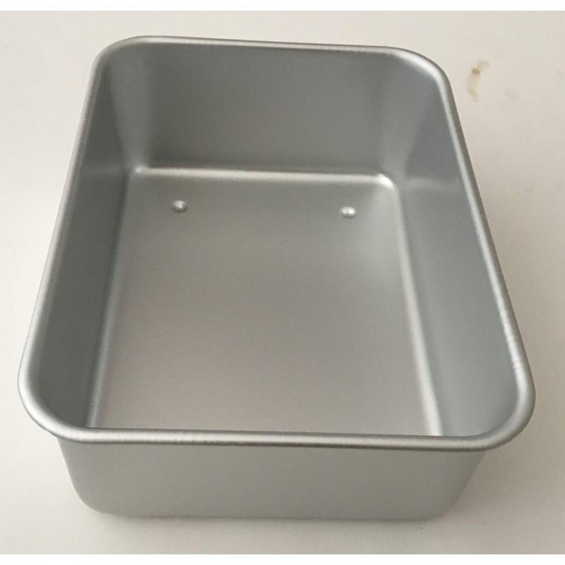 Taniguchi Metal Aluminum Storage Container with Lid, Deep, Large, Made