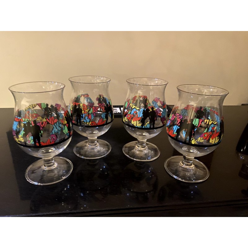 Duvel Beer Chalice Glass x Artist FAKE Belgium Limited Edition