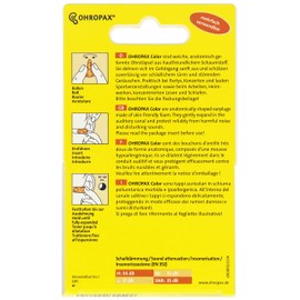 Ohropax Color Ear Plugs - Colourful Foam Ear Plugs to Prevent Noise - For Festivals and Concerts - Pack of 8