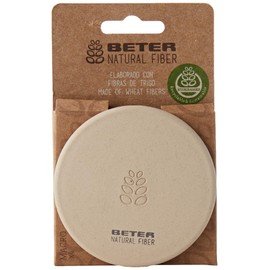 Espejo Bolso Natural Fiber Doble Plegable X4 Beige