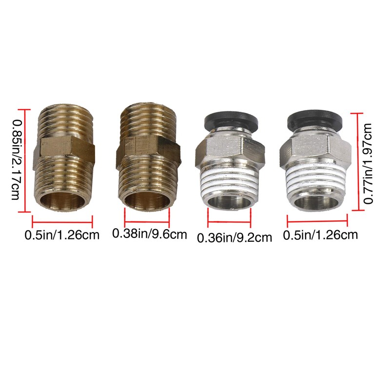 AuInn Mini Pressure Regulator Kit 1/4 PT AR2000 for Compressed