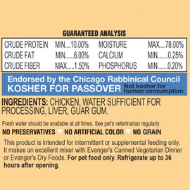 Evanger's Grain-Free Chicken for Dogs & Cats