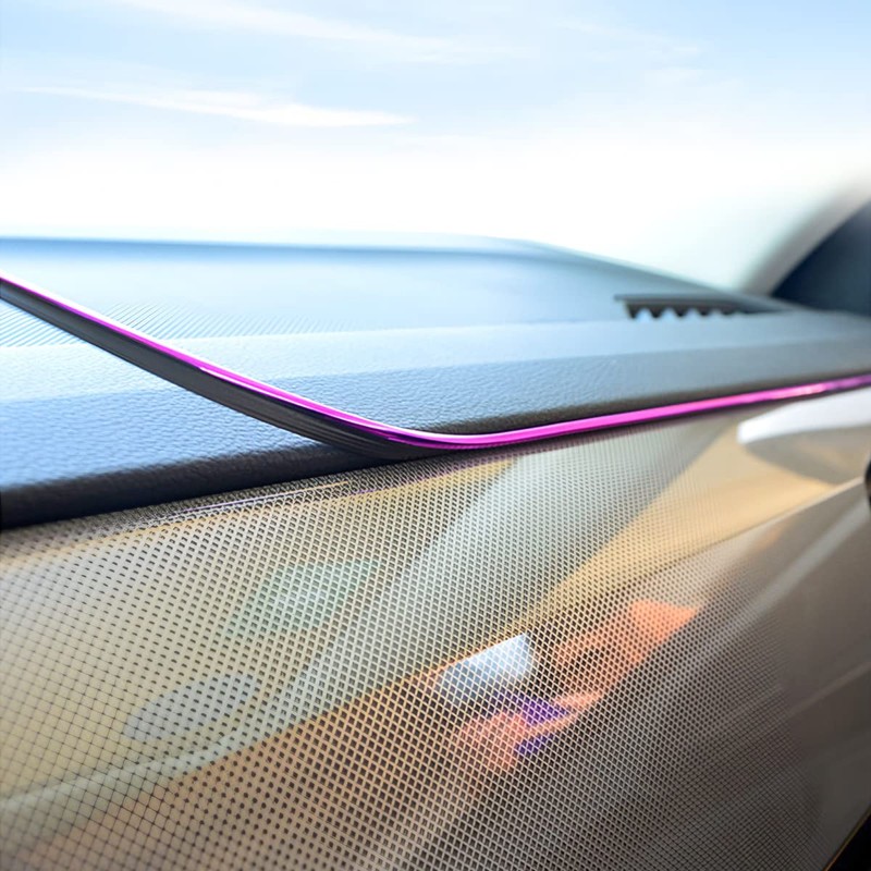 TSUGAMI Car Interior Trim Strips, 33ft Auto Electroplating Decoration Styling