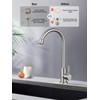 Cold Water Only Faucet SUS304 Stainless Steel Faucet for Kitchen