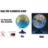 Exerz 25cm AR Globe Illuminated Cable Free LED Light -