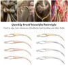 Interlocking Hair Tools Hair Extension Styling Alloy Dreadlocks Crochet Hook