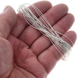Twenty Strand Navajo Liquid Silver Adjustable Bracelet Sparkling Mini-Waterfall For Your Wrist 0836