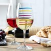 GAINWELL Wine Glass Markers, Set of 8 Non-Toxic Food-Safe Wine