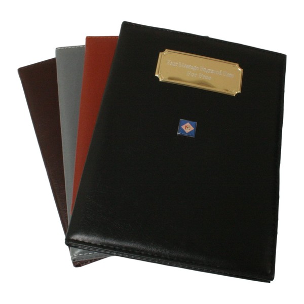 Delaware Telephone Address Book A-Z Index Black, Grey and Brown