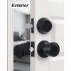 Lanwandeng 3 Sets Keyed Alike Entry Door Knobs and Single