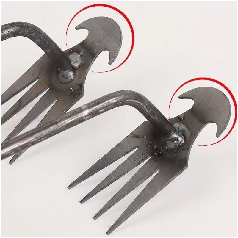 Michear Weed Pulling Tool Weed Puller Hand Long Steel Handled