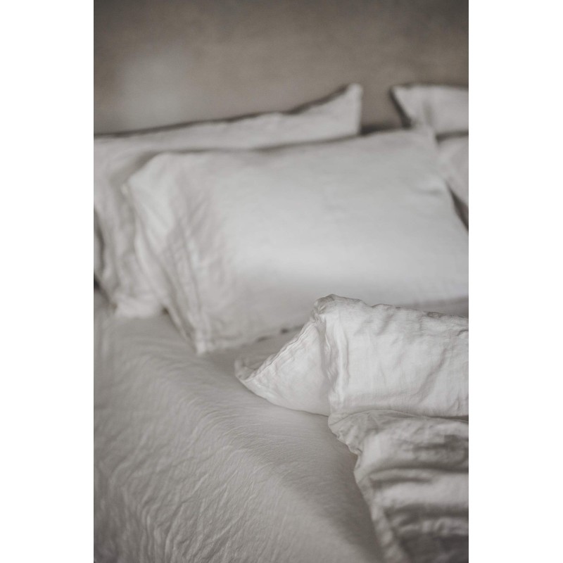Ger3as Linen Bed Linen Set, 100% Natural Linen, Stonewashed, Natural