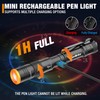 EverBrite Mini Pen Light, Rechargeable Pocket Pen Flashlight with USB